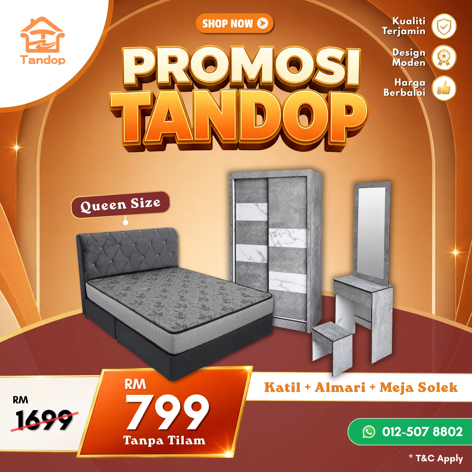 Set Bilik Tidur